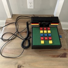 VINTAGE 80’S TYCO LEGO BLOCKS BRICKS LANDLINE TELEPHONE RETRO