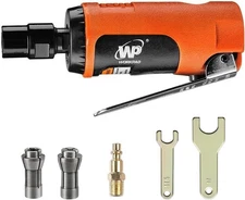 Mini Air Straight Die Grinder, 25000 RPM, Mini Tools Equipped with 1/4in,1/8in