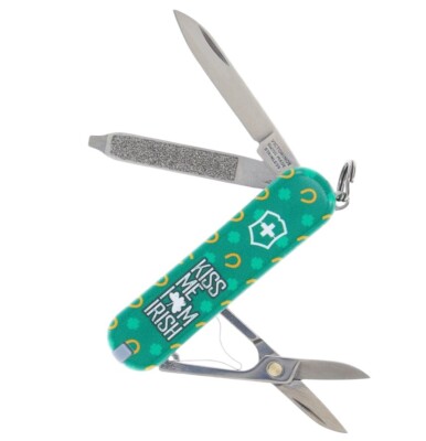 Victorinox SMKW Exclusive Classic SD SAK - Kiss Me I'm Irish