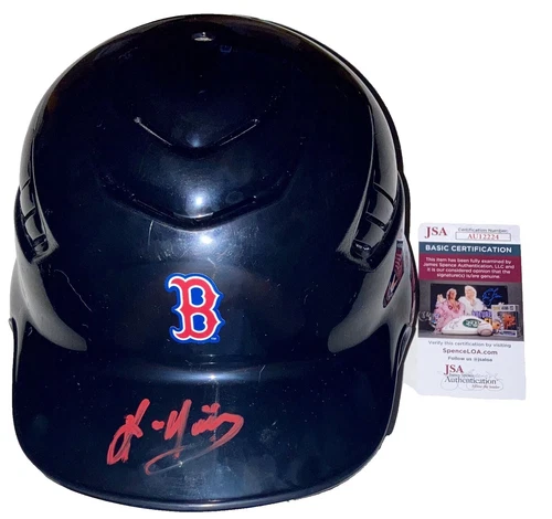Kevin Youkilis MLB Original Autographed Helmets