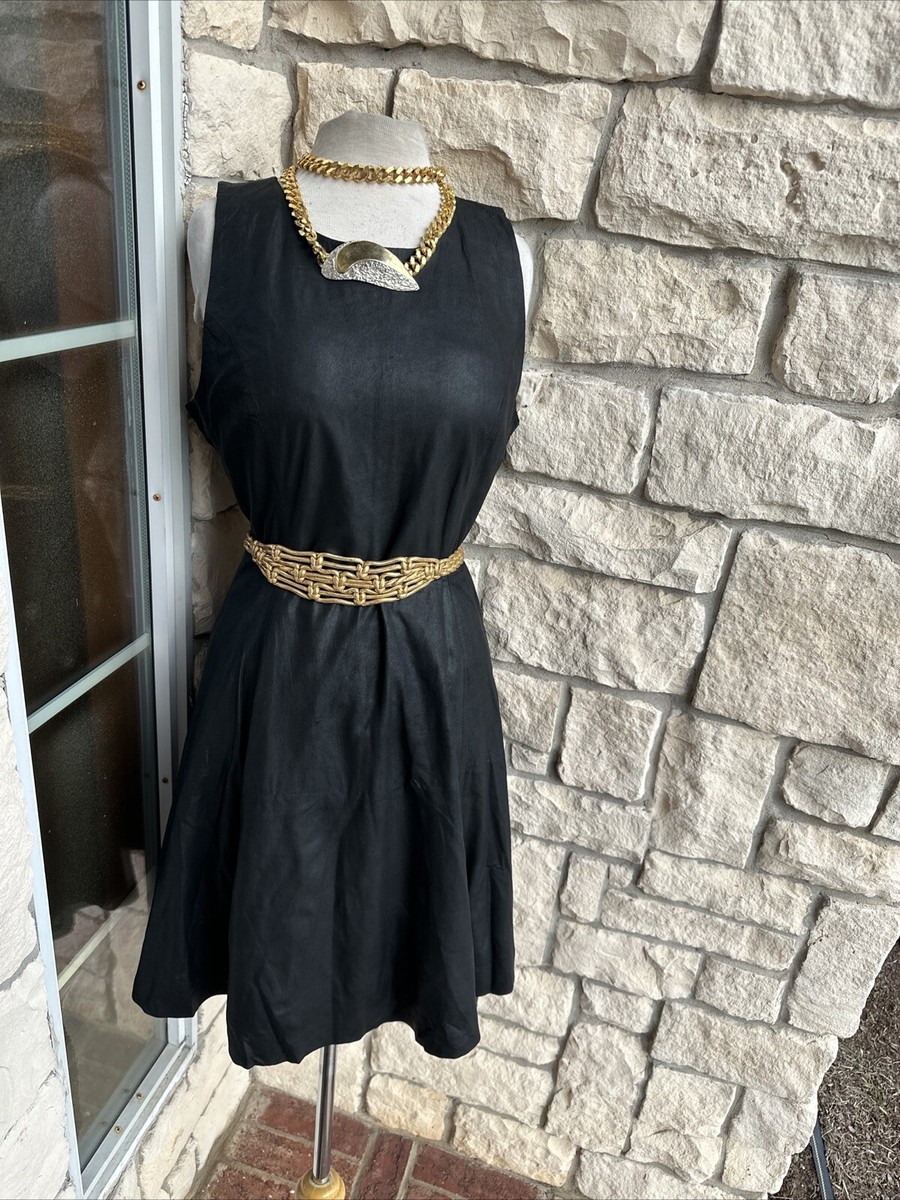 leather chain dress Silver Chain Belt Necklace and Faux Leather Dresses