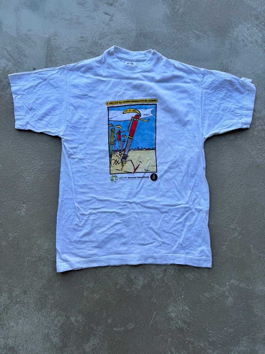 Vintage 90s Amnesty International T Shirt | eBay