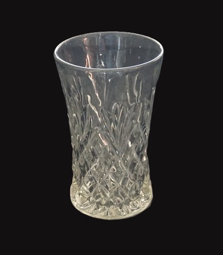 Vintage Anchor Hocking Glass Prescut Pineapple Clear Ice Tea Water Tumbler ! - Picture 2 of 6