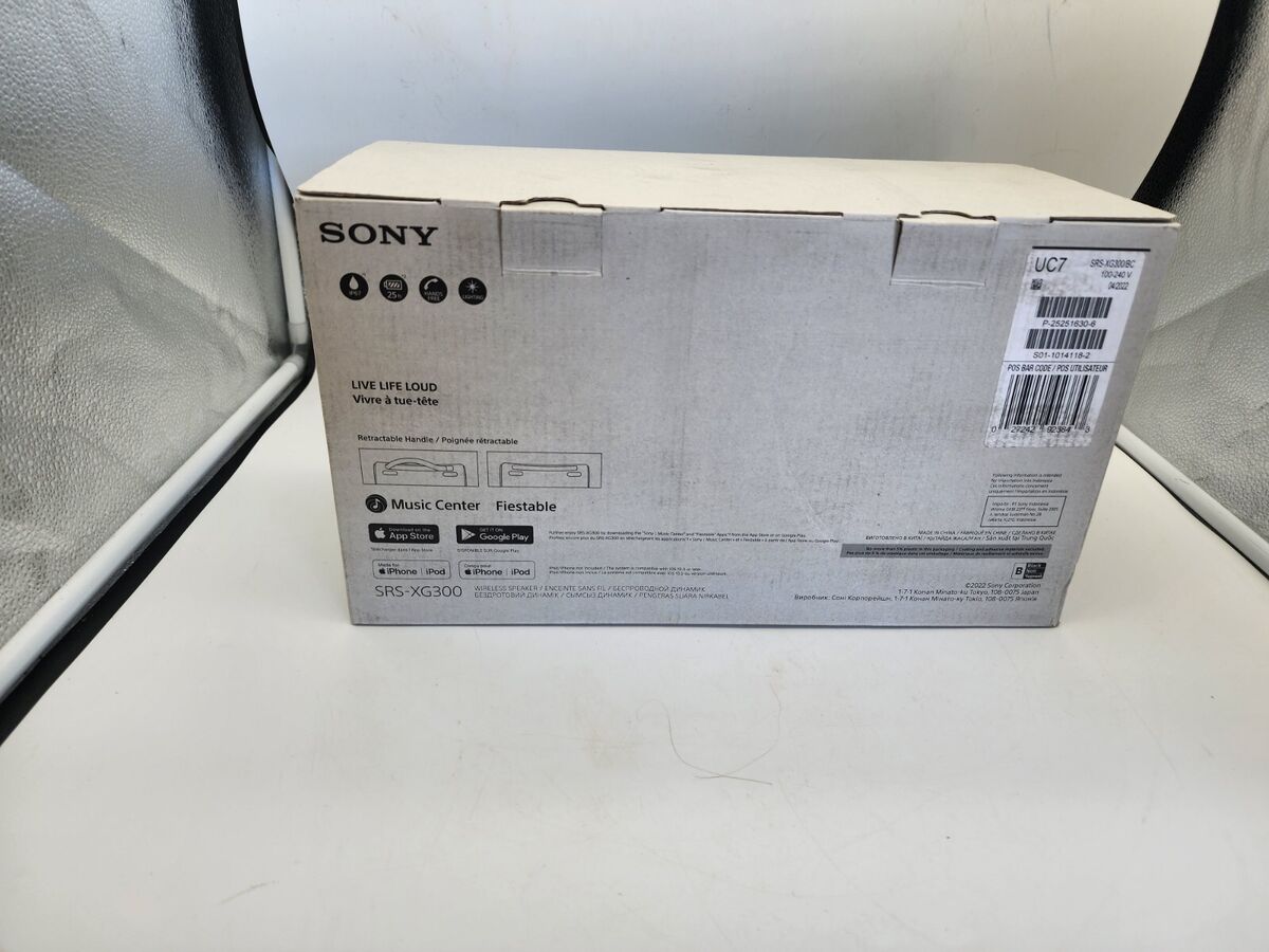 Sony XG300 X-Series Portable Wireless Speaker - Black Sony XG300 X-Series Portable Wireless Speaker - Black