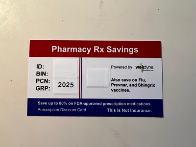 GREAT AMERICAN Prescription & Vaccines Savings Pharmacy Discount Card-up to 80% 