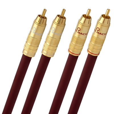 Oehlbach NF 214 Master - Erstklassiges Stereo Audio-Cinchkabel Set 2x0,7m
