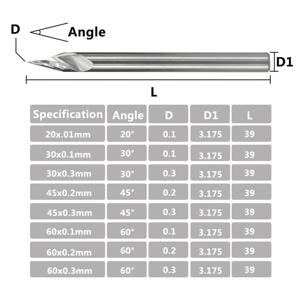 Spiral carbide 2024 engraving bit