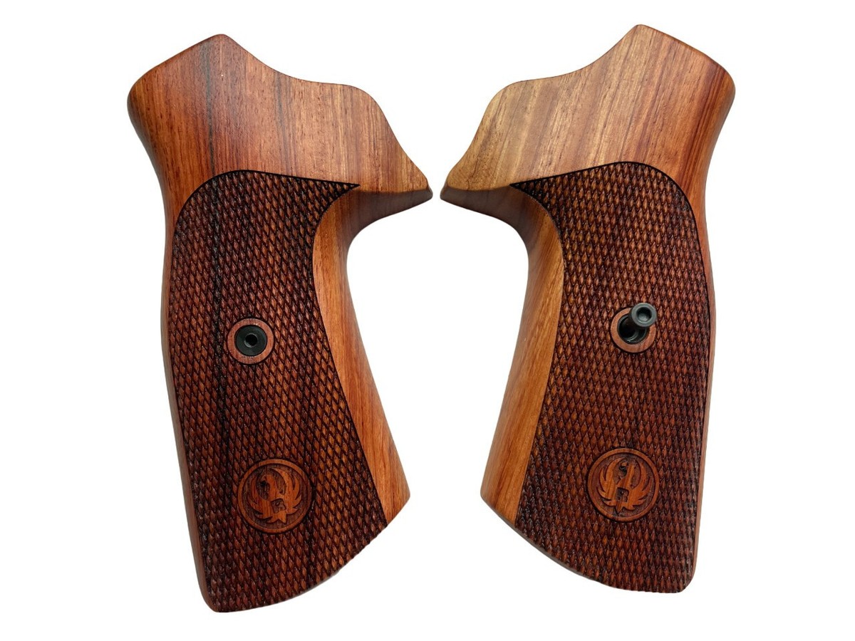 New Hardwood Grip for Ruger GP 100/Super Redhawk Revolve No Finger