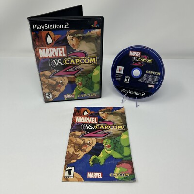 Marvel vs Capcom 2 (Sony PlayStation 2 PS2 2002) CIB Complete - Tested - READ