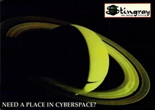 Stingray Web Design Hosting-Need a Place in Cyberspace? Advertising Vtg Postcard