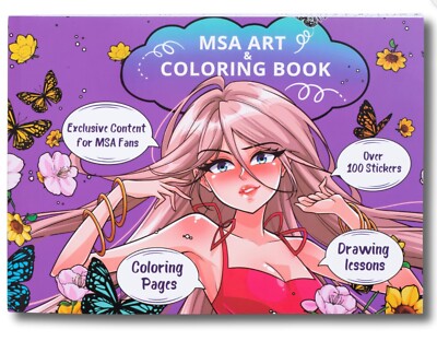 MSA My Story Animated coloring activity book with over 100 stickers great value