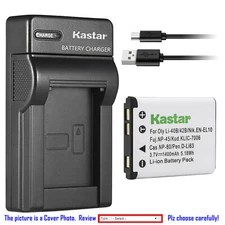 Kastar Battery Slim Charger for Nikon EN-EL10 Nikon Coolpix S3000 Coolpix S4000