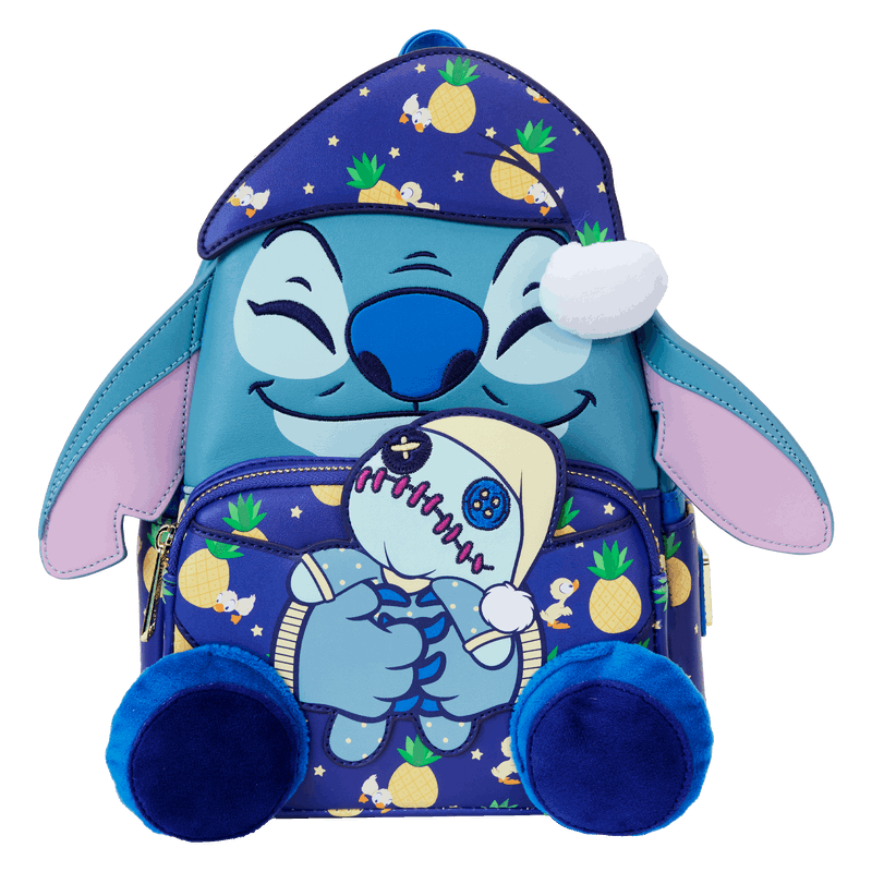 Loungefly SDCC Limited Edition Bedtime Stitch Glow Mini Backpack