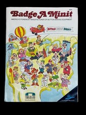 Vintage Badge A Minit 1989 Pins Buttons Magazine Complete Catalog  Order Form