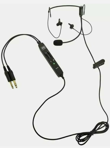 UFQ ANR L2 Hi-Lite in Ear Aviation Headset Clear Communication FAST USA SHIPPING - Picture 2 of 5