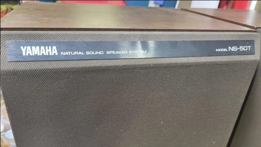 RARE Yamaha NS 50T Natural Sound Speakers With Wood Finish