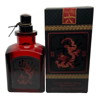 Liz Claiborne Lucky Number 6 Men Eau De Toilette 3.4 oz 100 ml EDT