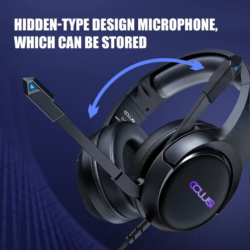 C600 Wired 3.5mm AUX Gaming Headset with HiddenType Microphone eBay