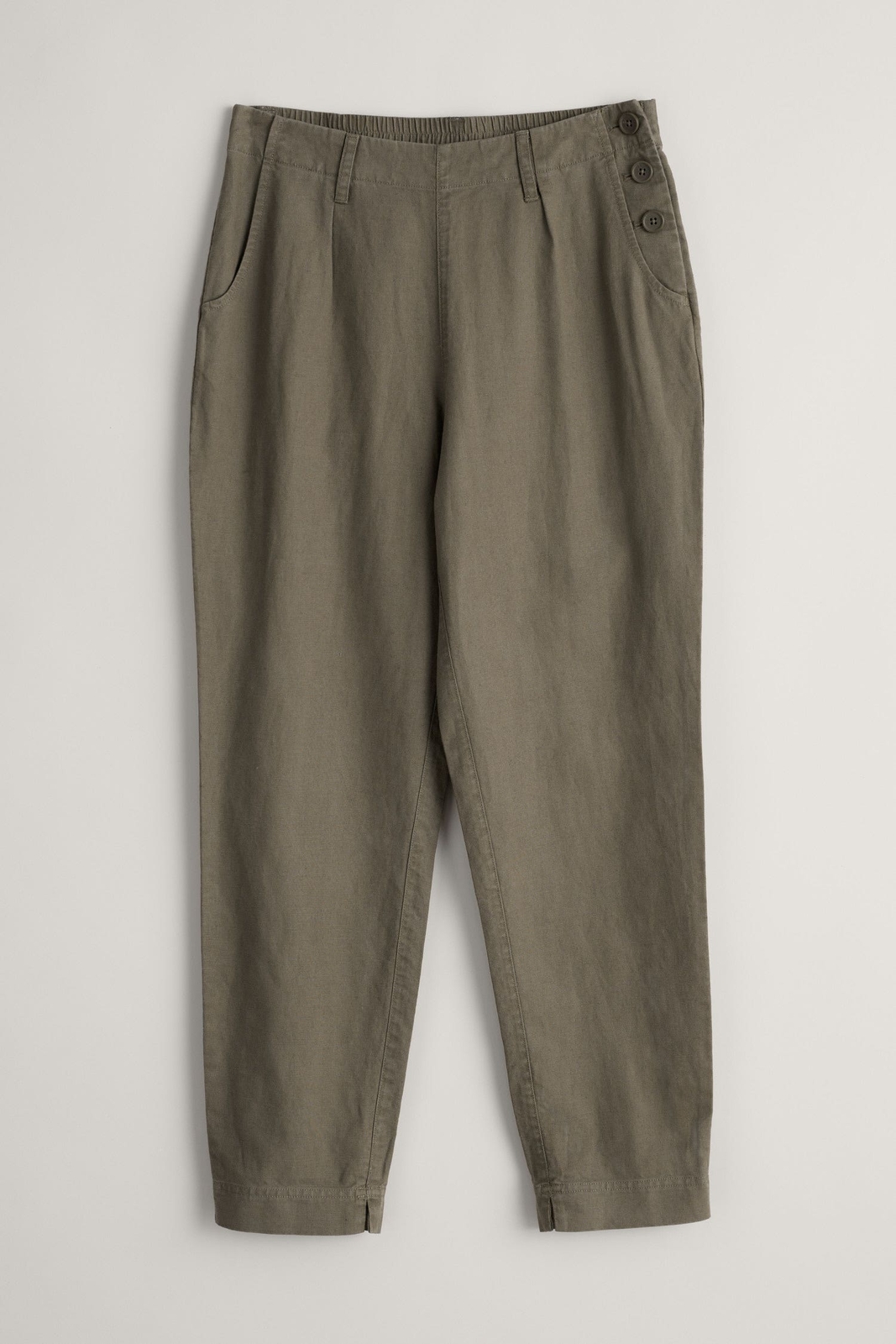 Seasalt Women's Trousers green Nanterrow Trousers Petite Smoky