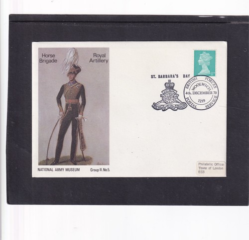 GB 1970 St Barbara's Day Woolwich BFPS 1219 special cover & special pmk