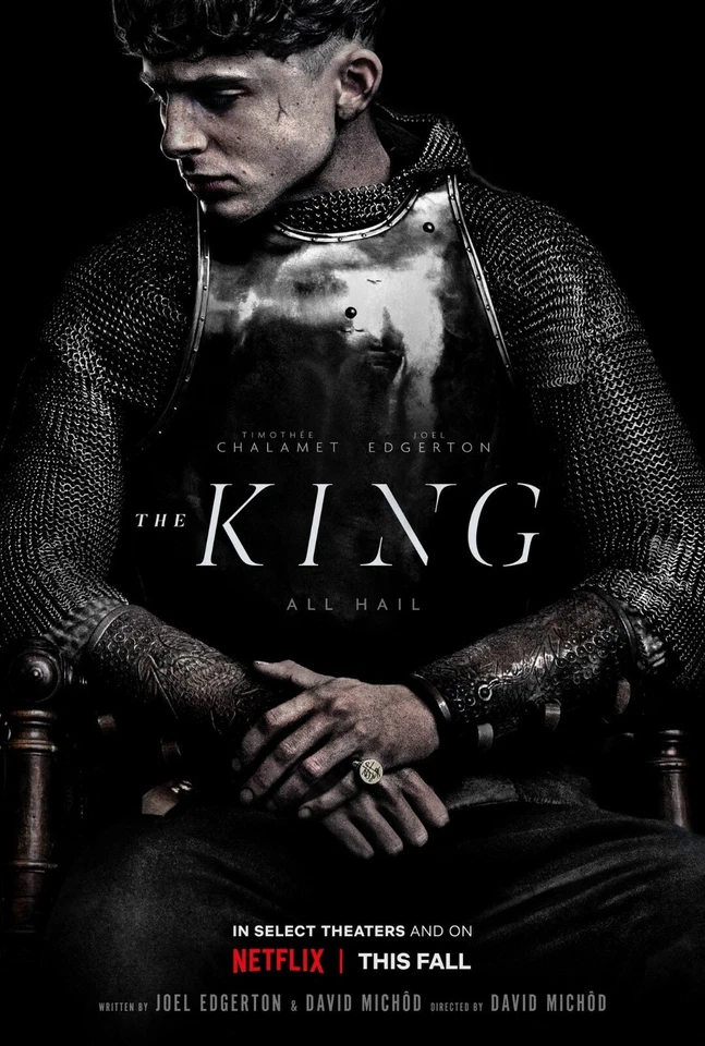The King movie poster - 11 x 17 - Timothee Chalamet