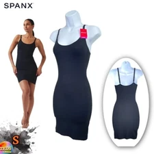 NWT SPANX Women's S supersmooth™ Socialight Slip 2351 Black $52