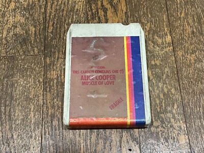 Alice Cooper 8 Track Tape - Muscle of Love - German Import WEA Musik
