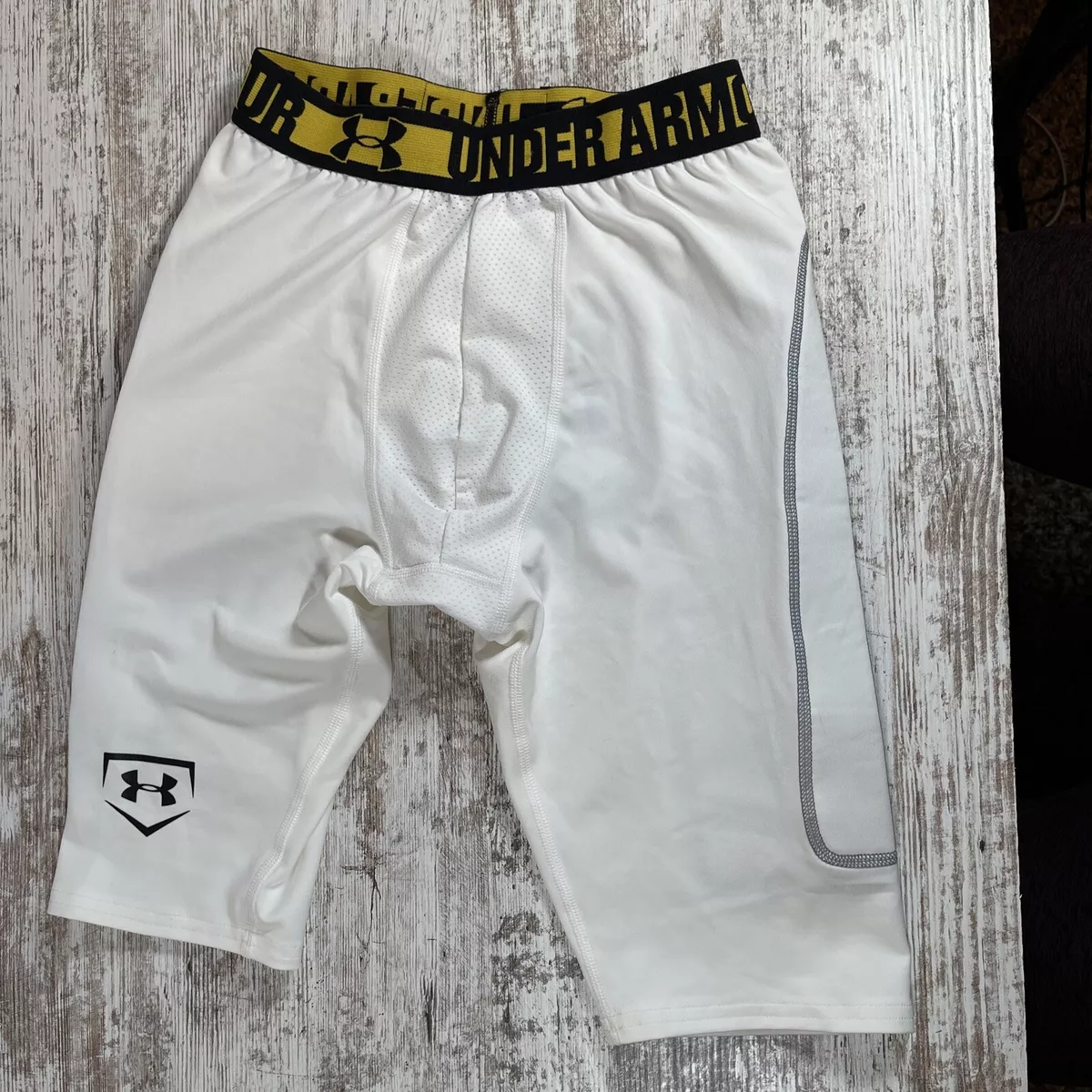 UNDER ARMOUR Men s Heat Gear MPZ Baseball Compression Shorts NWT