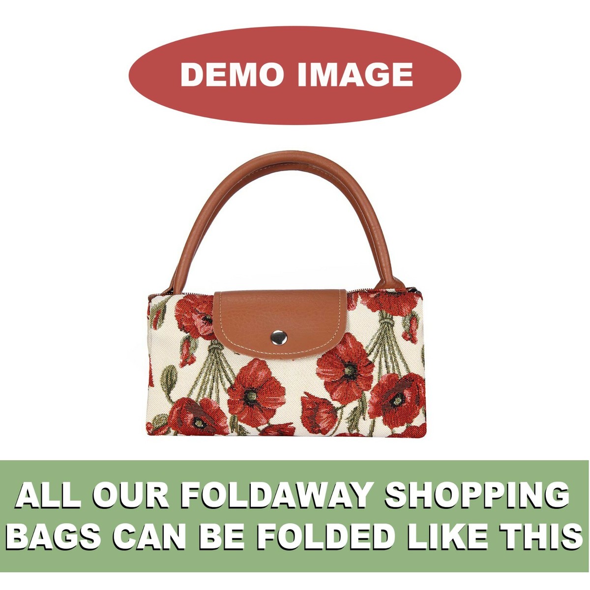 Signare Japanese Tapestry Crossbody Bag - Ume Sakura Design, Small, Adjustable Strap, V&A Museum Collaboration - View #13