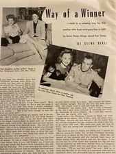 Sonja Henie, Three Page Vintage Clipping