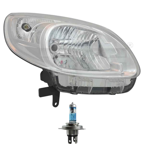 Scheinwerfer Links Chrom H4 FüR Renault Kangoo/Grand KW0/1_ FW0/1_ Inkl. Lampen-image