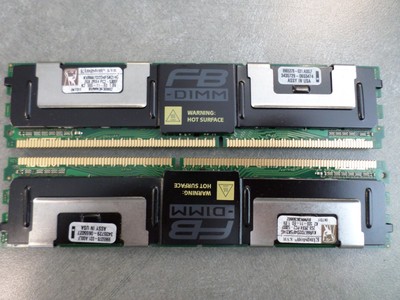 Kingston valueram memory 4gb (2x 2gb) - fb-dimm 240pin ddr2 667mhz / pc2-5300 - cl5 1.8v volledig gebufferd - ecc (740617093346)