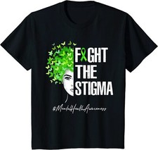 Fight The Stigma T-Shirt Mental Health Awareness Youth Unisex T-shirt