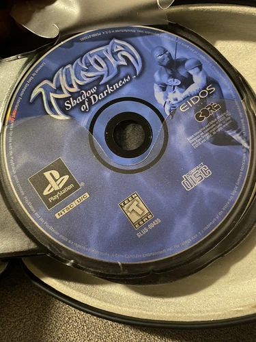 Ninja Shadow of Darkness Sony PlayStation PS1 & VH1 Metal Cd Case With Other Ps