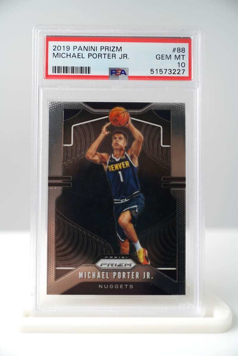 2019 Panini Prizm Card #88 Michael Porter Jr Base Card PSA
