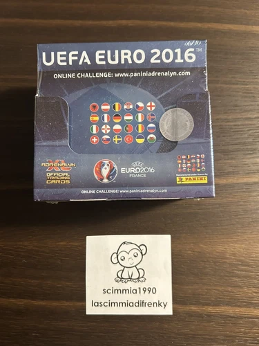 BOX SEALED 50 BUSTINE PACKET CARD PANINI CALCIATORI ADRENALYN XL UEFA EURO 2016