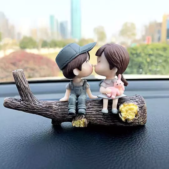 Cute couple doll boy girl car dashboard decoration car interior Gift