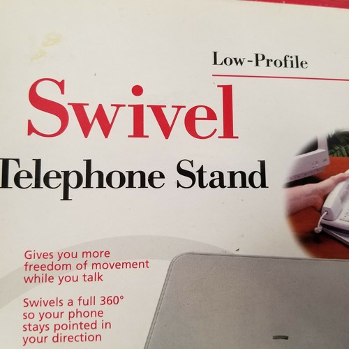 2 Swivel Telephone Base Stands By Radio Shack 43-198 - NIB 360 degree -FreeSHIP - Picture 2 of 12