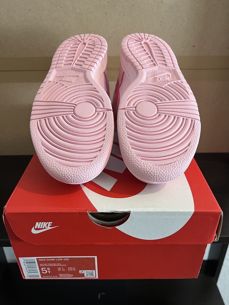 DS GS Sz5.5Y - Nike Dunk Low Triple Pink DH9765-600 | eBay
