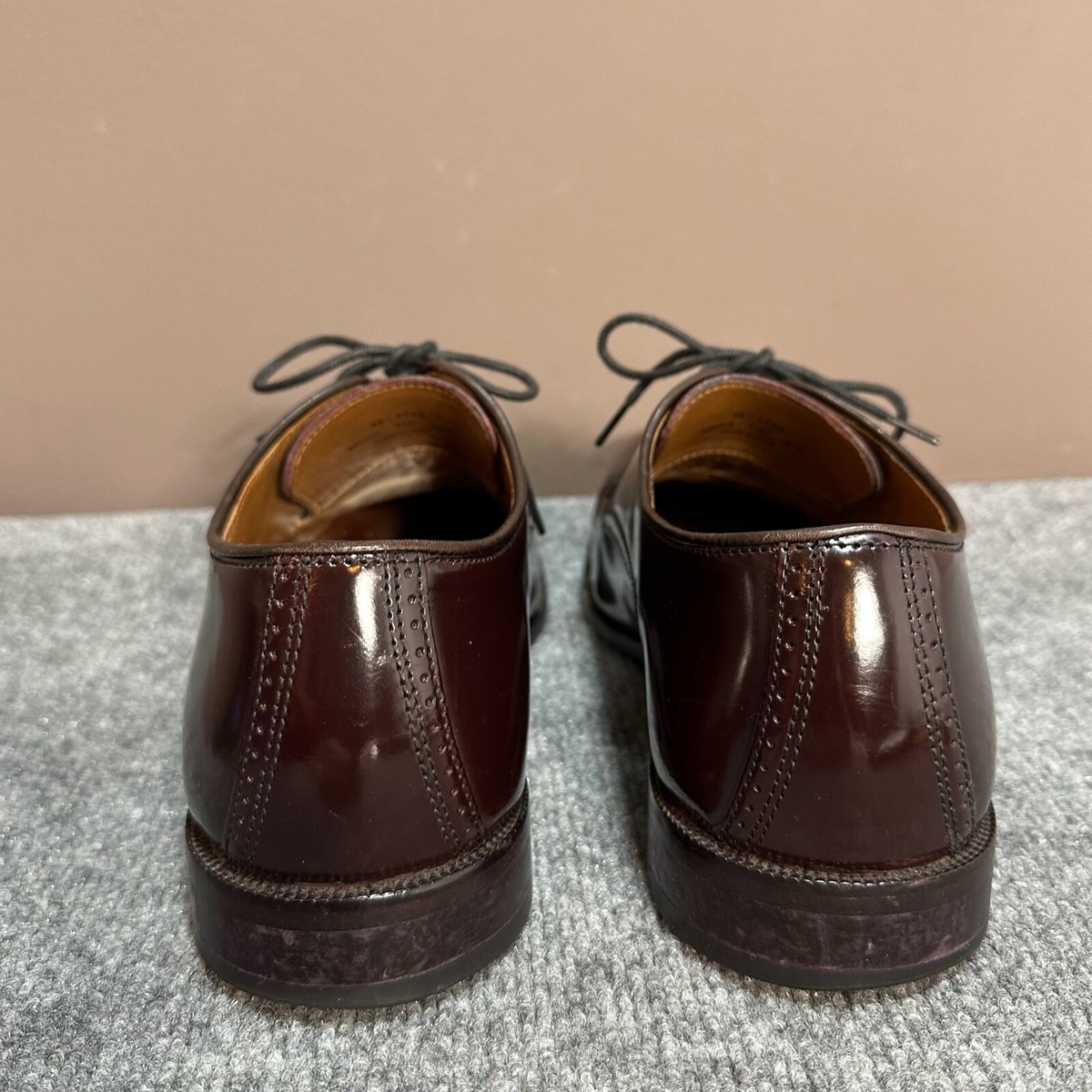 Johnston Murphy Men Dress Shoes 8.5 D Burgundy Lace Up Leather Classy Formal Johnston Murphy Dress Shoes Mens 11 D Burgundy Leather Lace  main image 4