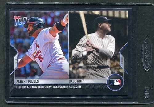 2022 Topps Now 999 Albert Pujols / Babe Ruth