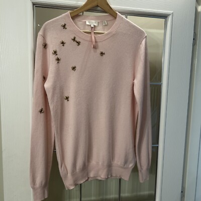 Womens Jumpers Bee Embellished Jumper Patrizia Pepe Bee