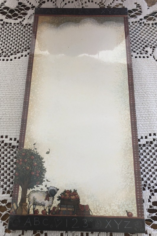 Main Street Press 60 Sheet List Pad Susan Winget Teacher’s Pet NIP Vintage ❤️