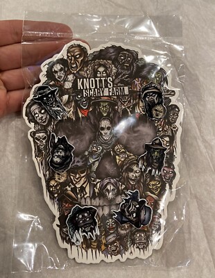 Knott s Barry Scary Farm Halloween Monsters of Ghost Town Pin Set (6 pins)
