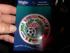 Soccer Countries Embroidered Iron On Patch 2 Inch Wrights