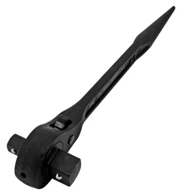 CALHAWK PRO 3/4" x 1/2" Dual head Spud Ratchet Wrench For aligning Bolts Heavy Duty