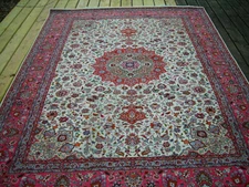 YEAR END SALE! AMAZING 7x10 AUTHENTIC SILK WOOL PPERSIAN TTABRIZ RUG 400 KPSI