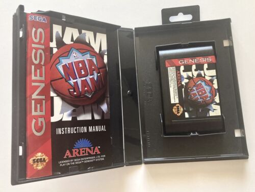 SEGA🌟NBA Jam Original 1993 Arena Arcade Release for Sega Genesis Authentic CIB