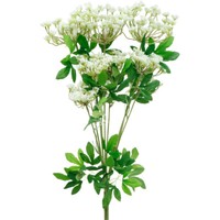 KüNstliche Wilde MöHre Wiesenblume Deko 3Er Set, TäUschend Echte Seidenblumen,