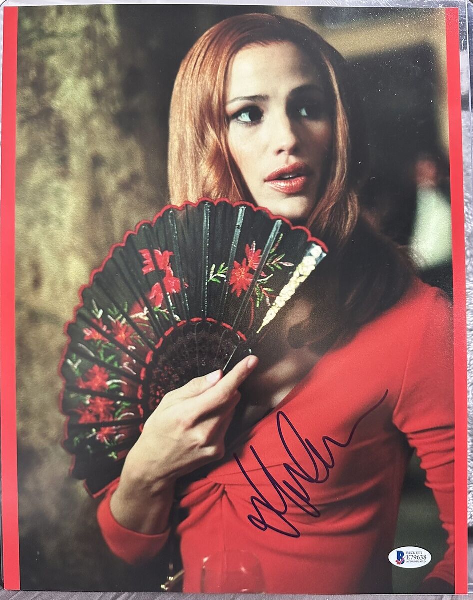 JENNIFER GARNER SIGNED ALIAS PHOTO! 11X14 AUTOGRAPH SEXY